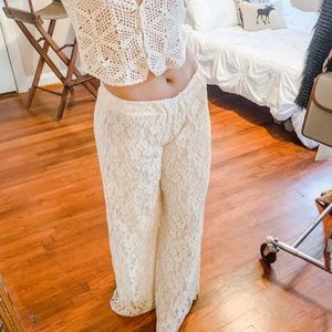 ELAN beige boho pants